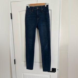 Madewell curvy high rise skinny jeans